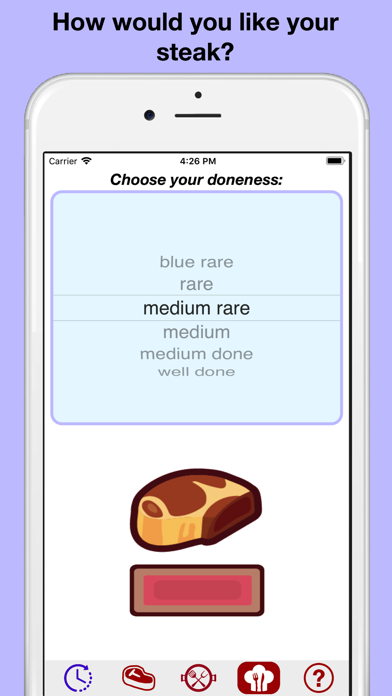 Perfect steak timer pro screenshot 3
