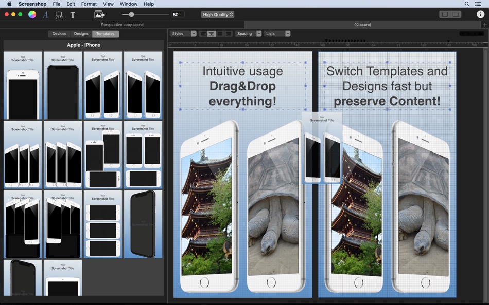 #5. Screenshop: Screenshot Creator (macOS) Podle: Luca Bartl