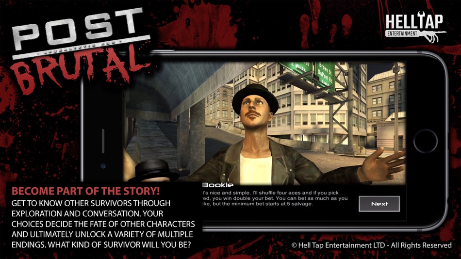 #5. Post Apocalyptic & Brutal (iOS) 由: Hell Tap Entertainment LTD