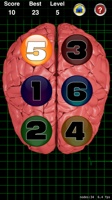 Brain Cracker Memory Game Screenshot