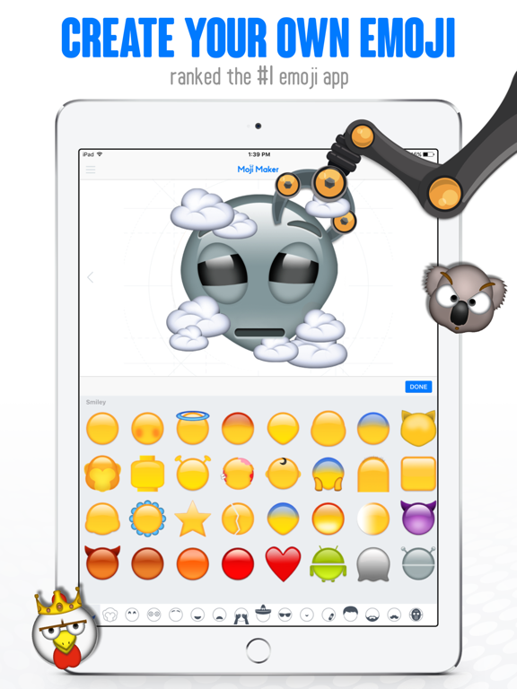 Screenshot #1 for Moji Maker™ | Emoji Messenger