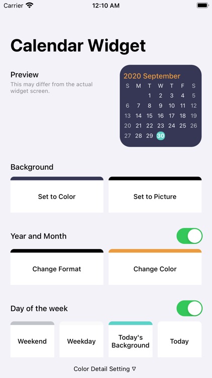 CalWidget (calendar widget)