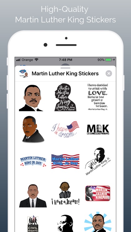 Martin Luther King Sticker
