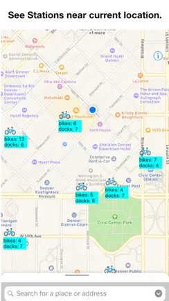 Bike Stations Denver iPhone image 1