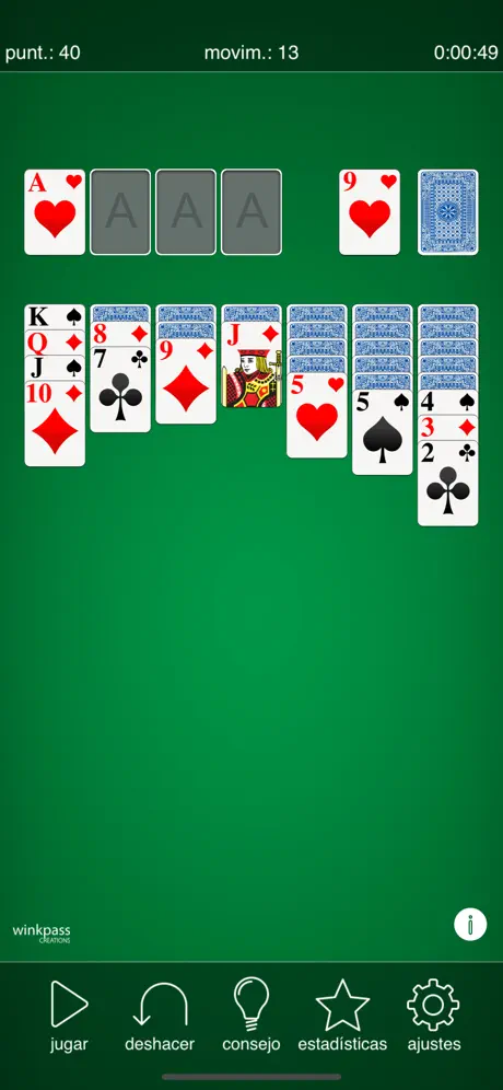 Solitario Clásico · Cartas