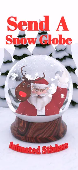 Game screenshot Christmas Snow Globe Sticker mod apk