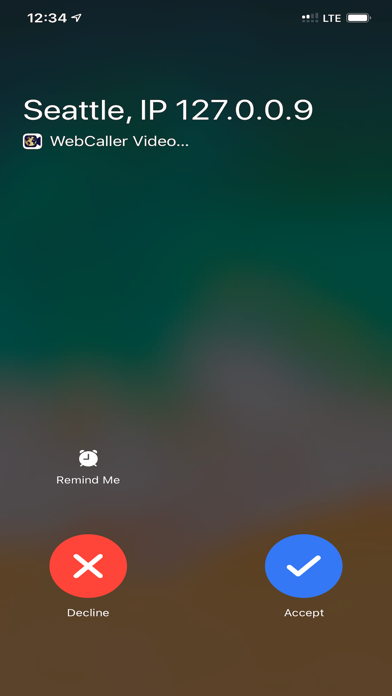 WebCaller iPhone screenshot 6 - Social Networking app
