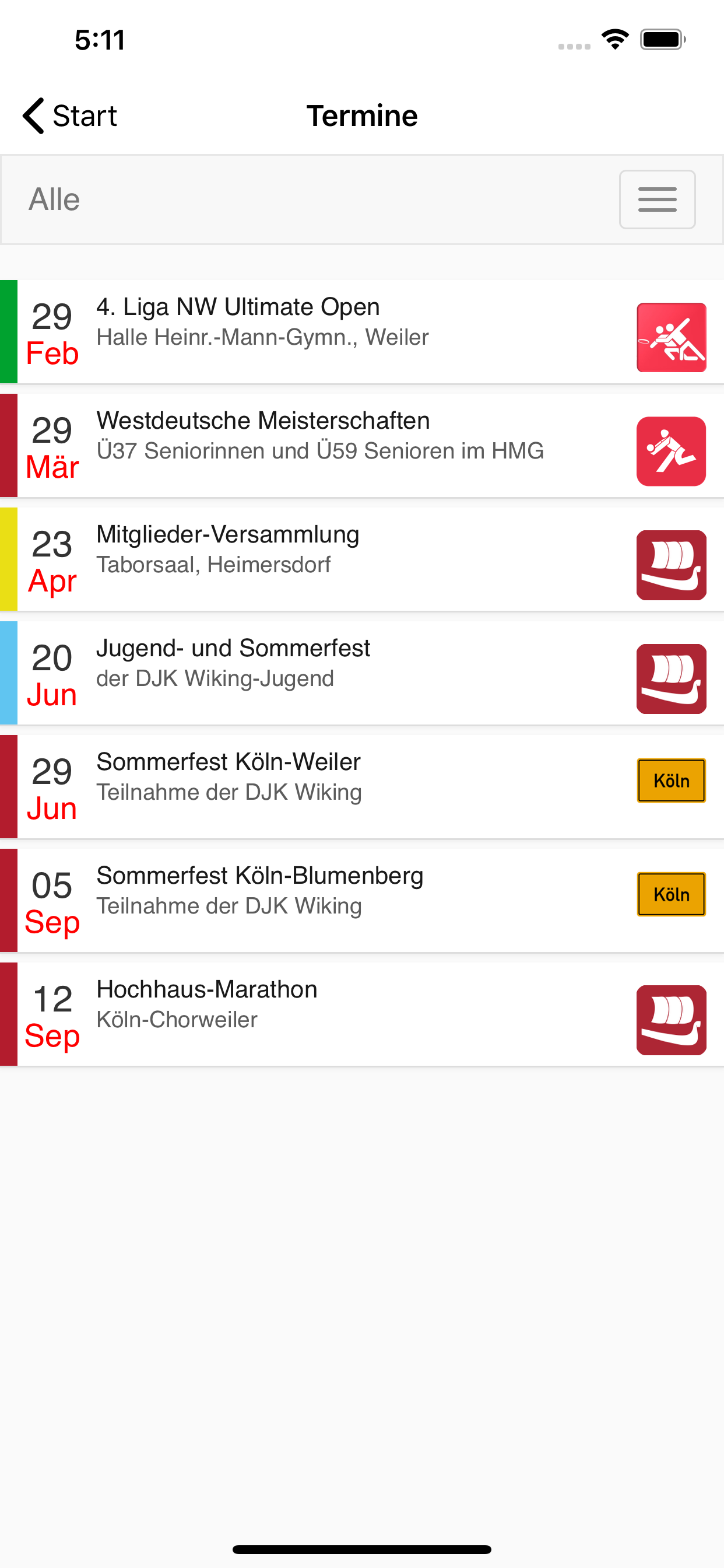 DJK Wiking Köln screenshot 4
