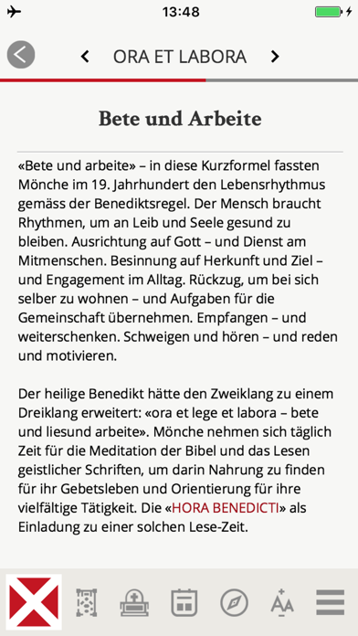 Kloster Disentis iPhone screenshot