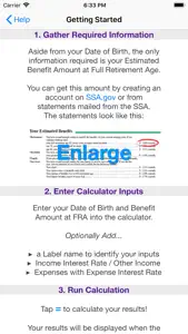 Social Security Calculator screenshot #9 for iPhone