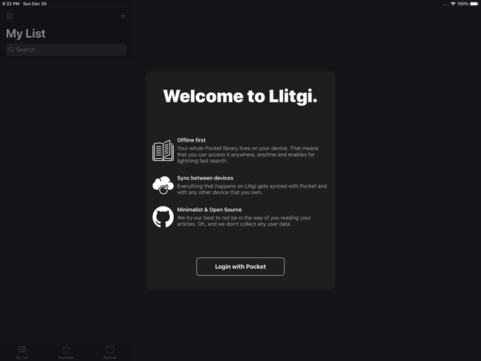 Llitgi for Pocket
