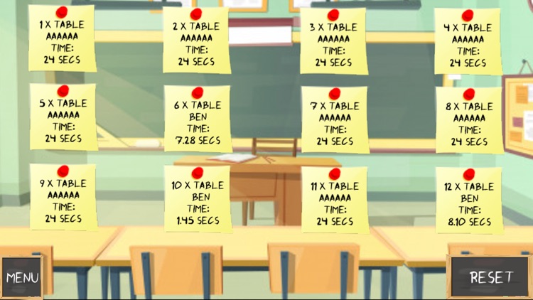 Times Tables Game - Learn