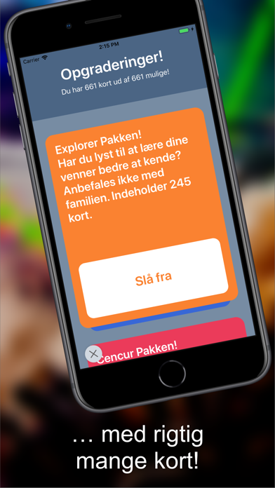 Jeg har aldrig Festspil Screenshot