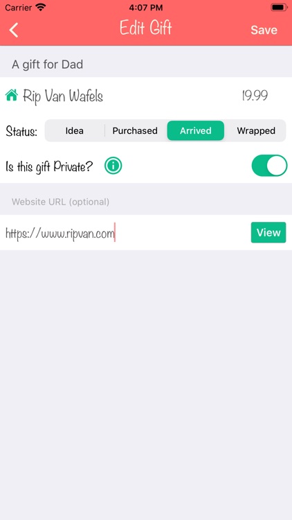 Christmas Gift List Tracker screenshot-4