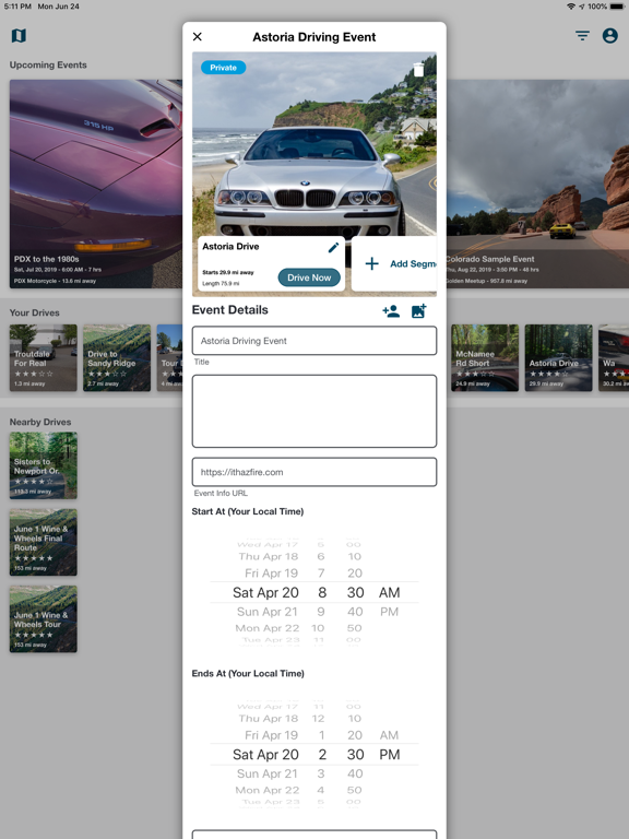 Rallista iPad screenshot 2 - Lifestyle app