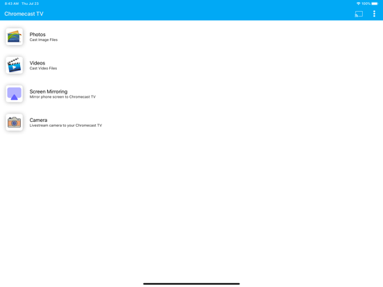 TV Cast for Chromecast ! iPad app afbeelding 1