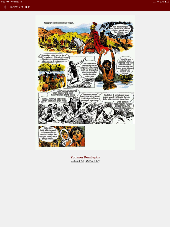 Komik Yesus Hidup iPad screenshot