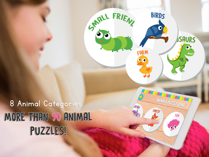 Puzzle Games for Kids Animals