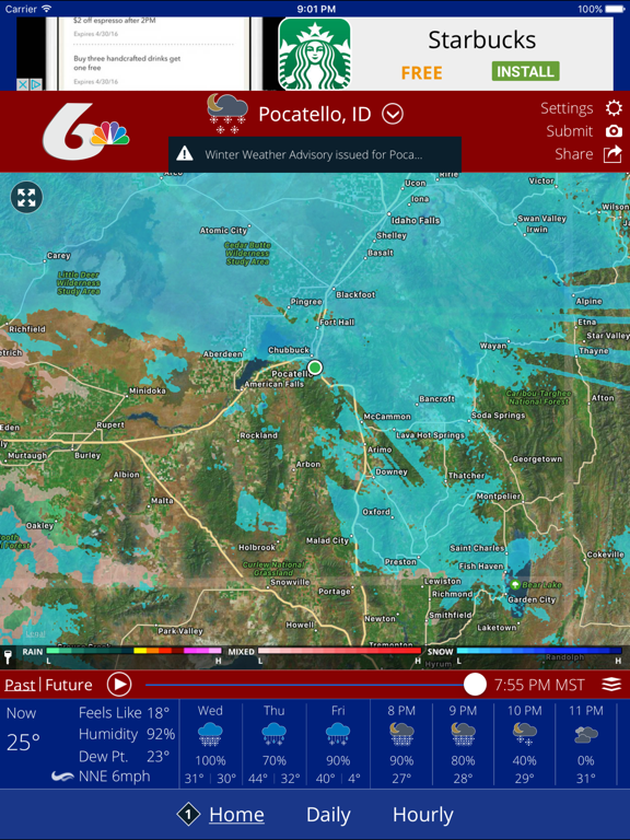 Screenshot #4 pour KPVI Storm Tracker Weather