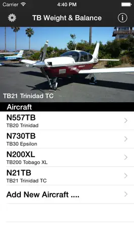 Game screenshot Socata TB Weight and Balance mod apk