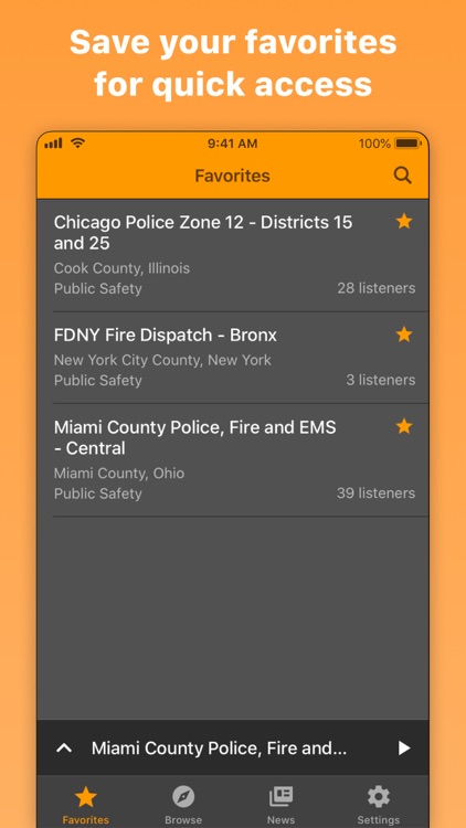 Police Scanner Radio & Fire screenshot-4