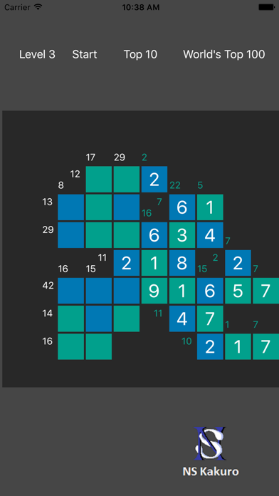 Screenshot #2 pour NS Kakuro