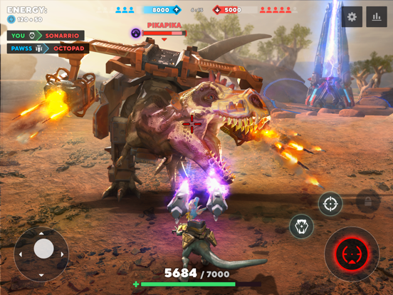 Dino Squad: Online Action iPad app afbeelding 1