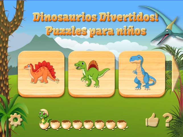 Dinosaurios puzzle juego niños en App Store