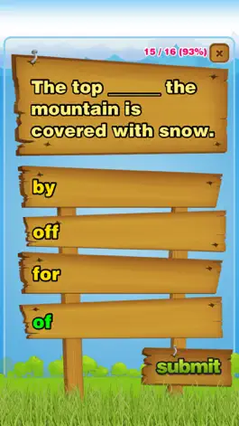 Game screenshot Prepositions Grammar Quiz K-5 apk