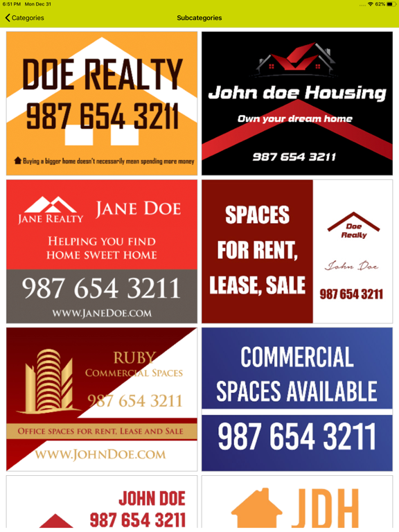Screenshot #5 pour Yard Sign App