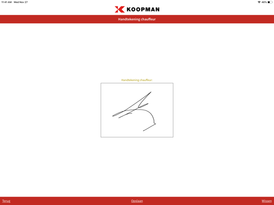 Koopman inspectie iPad app afbeelding 4