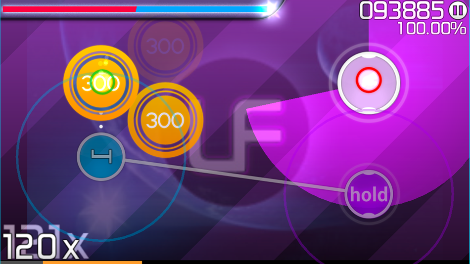 #2. osu!stream (iOS) 由: Dean Herbert