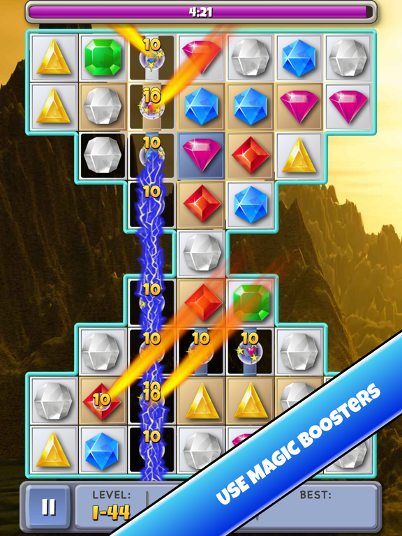 Screenshot #6 pour Match 3 Jewels: Diamond Star
