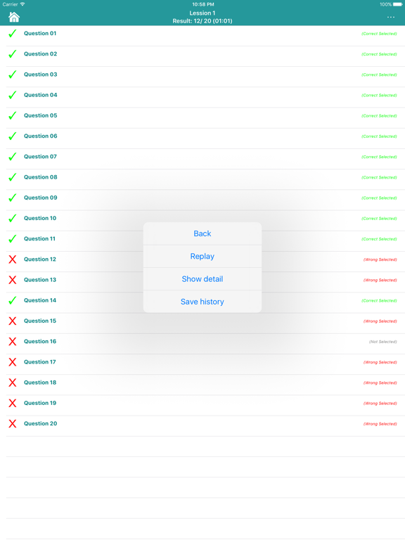 Screenshot #4 pour IELTS Vocabulary Test - Full