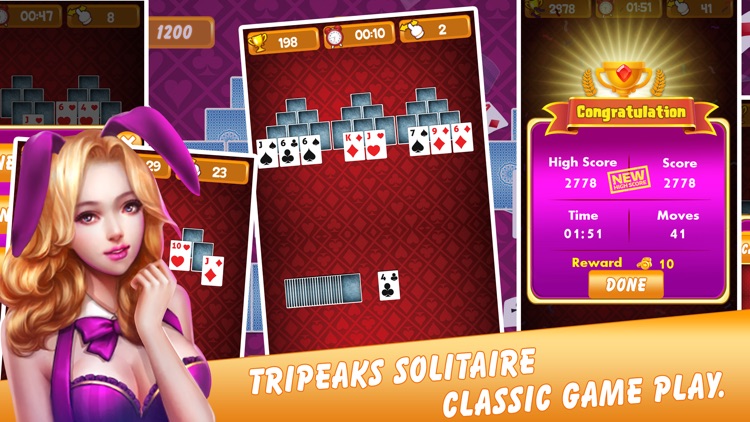 Classic TriPeaks Card Game screenshot-4