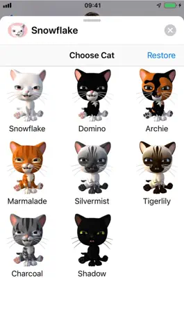 Game screenshot 3D Animated Cat Emoji Stickers hack