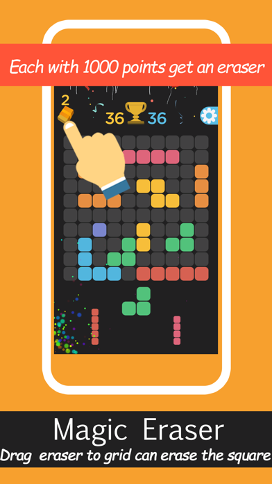 Checker1010+puzzle game Screenshot