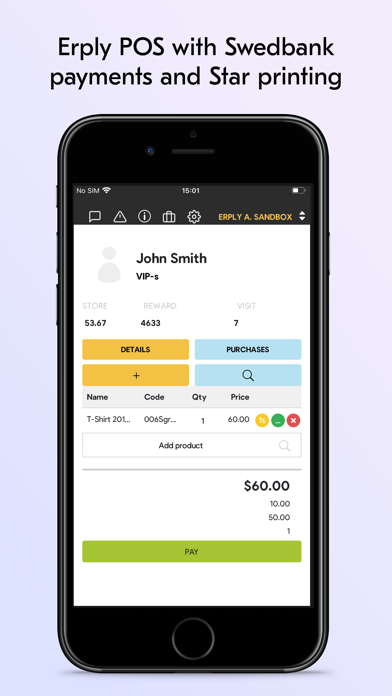 Screenshot #2 pour POS for Swedbank & Star