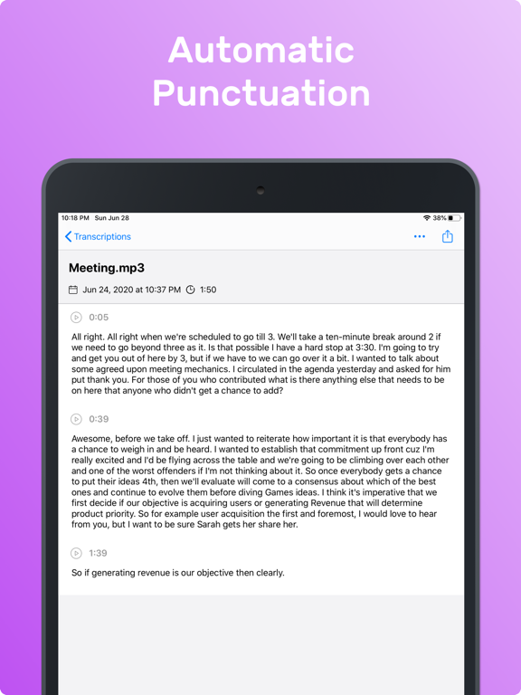 Screenshot #4 pour Transcribe+ parole en texte