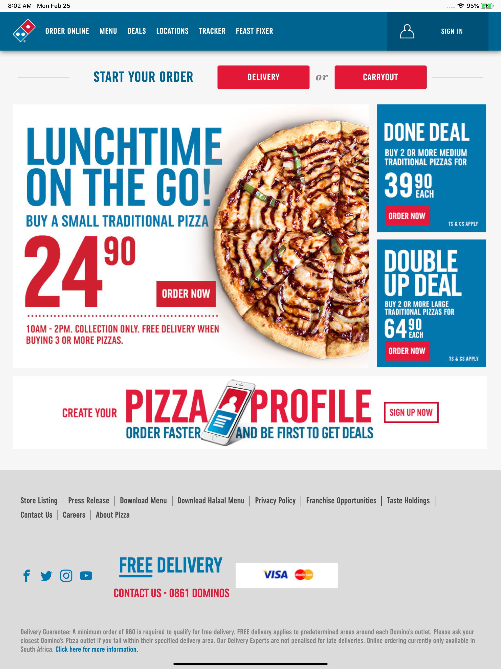 Domino's Pizza Caribbean screenshot 5
