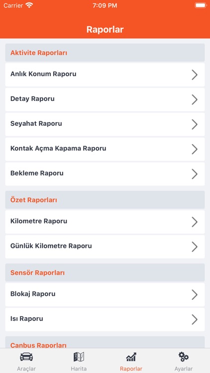 Turuncu Araç Takip Pro