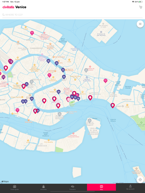 Venice Guide by Civitatis.com iPad screenshot 4 - Travel app