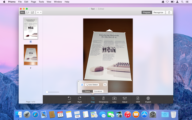 Prizmo 5 › Pro Scanning + OCR Screenshot 2