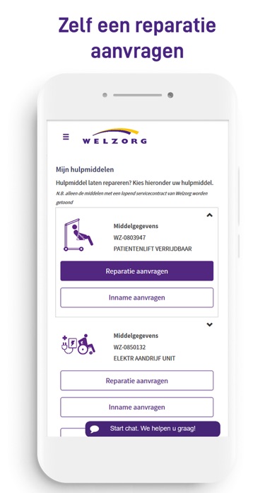 Mijn Welzorg Screenshot