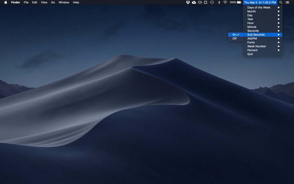 #1. SubClock Lite (macOS) Oleh: Leon Do