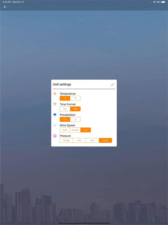 Accurate Weather forecast pro iPad screenshot 9 - Weather app