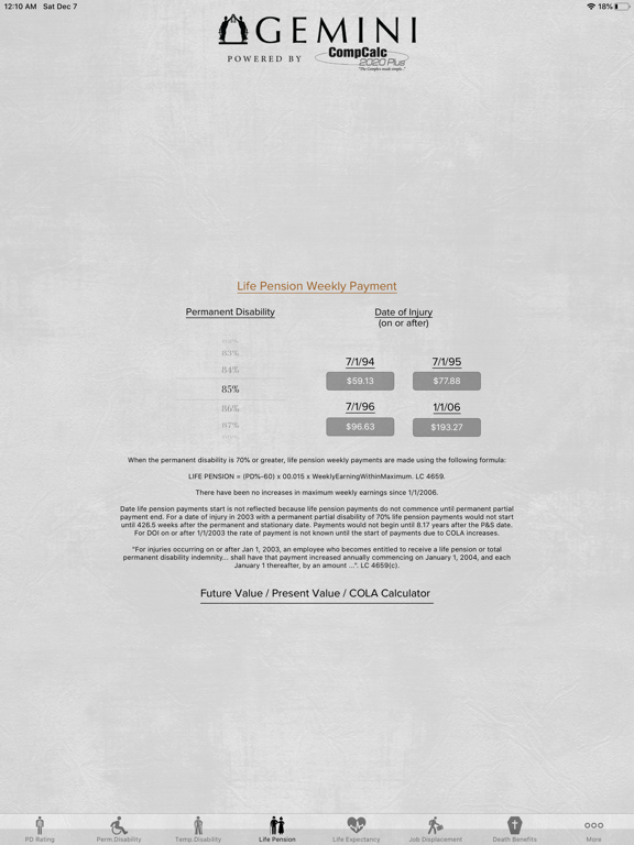 GeminiCalc iPad screenshot 5 - Business app