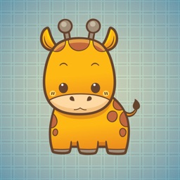 Sticker Me Cute Giraffe