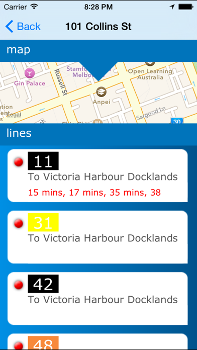 Screenshot #2 pour Melbourne Trams
