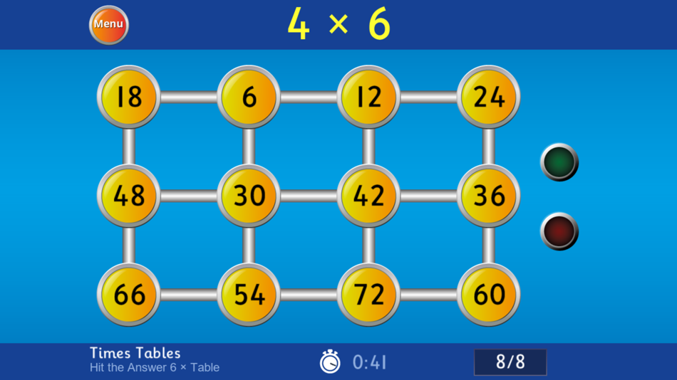 #1. Hit the Button Math (iOS) Podle: Topmarks Online Ltd